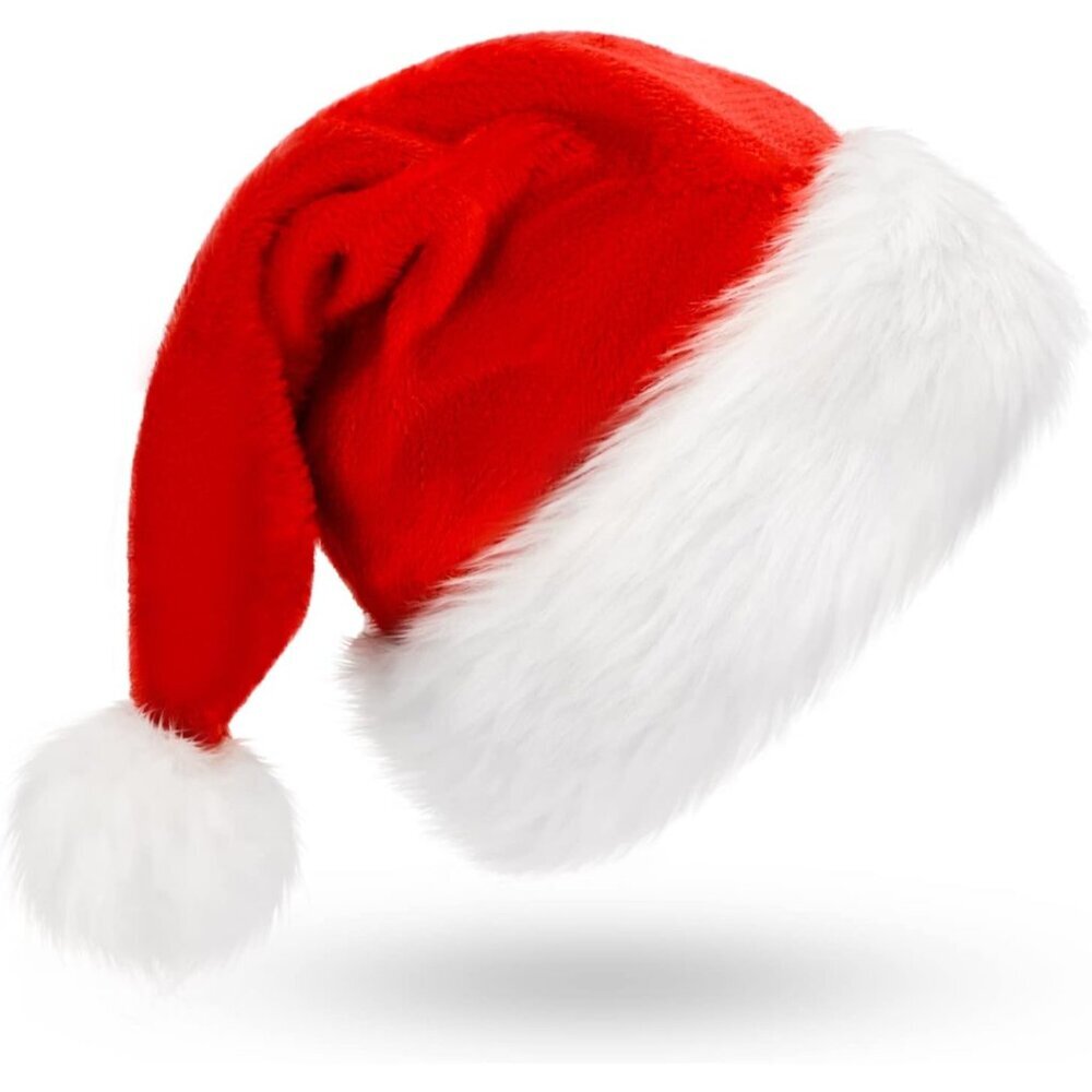 Santa Hat: Christmas Hat Adult - Santa Hat for Women and Men - Led Santa Hat